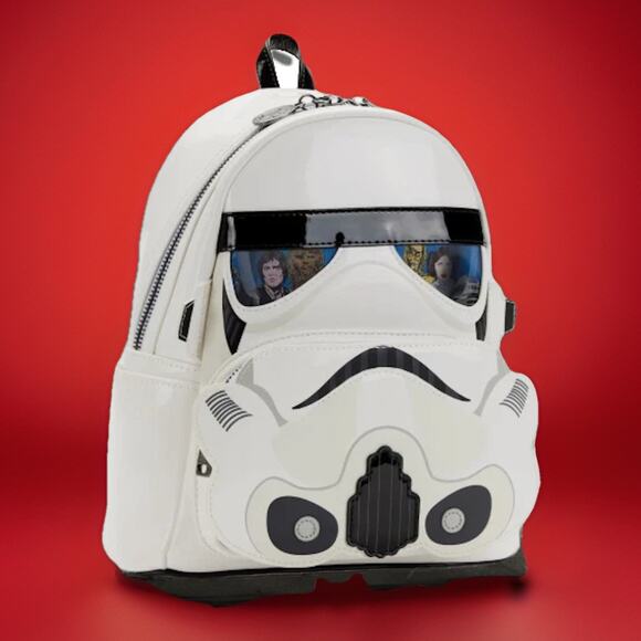 Loungefly Star Wars Stormtrooper Lenticular Cosplay Mini Backpack. NWT - Picture 1 of 10